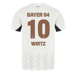 Billiga Bayer Leverkusen Florian Wirtz #10 Bortatröja 2024-25 Kortärmad